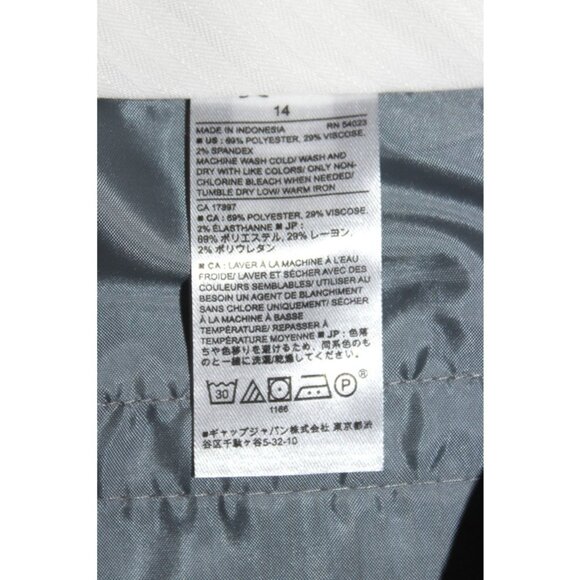 BANANA REPUBLIC *Like New* 2-Piece Tailored Pant Suit in Gray Geometric (Large) - Picture 6 of 14